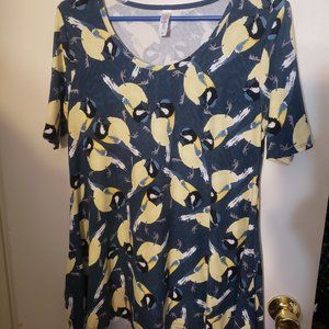 Lularoe small finch bird dress